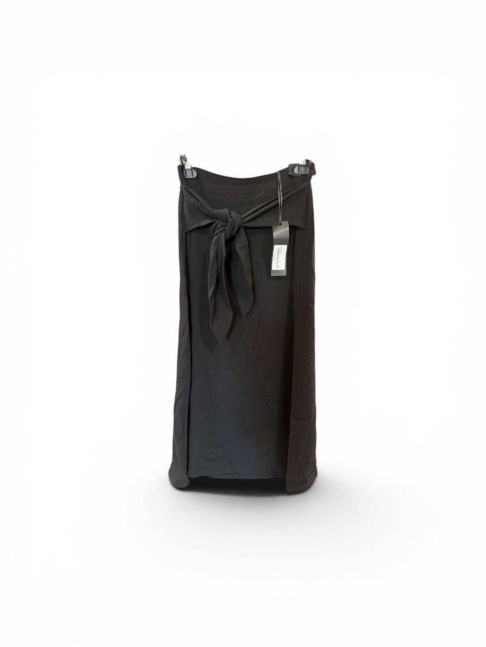 Jenni Kayne Satin Back Crepe Kate Skirt in black